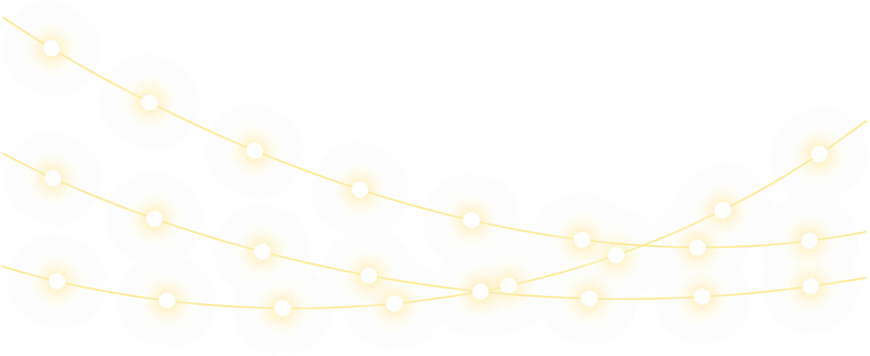 Glowing Christmas Lights Illustration